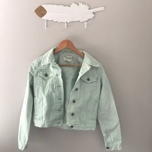 Colored jean jacket